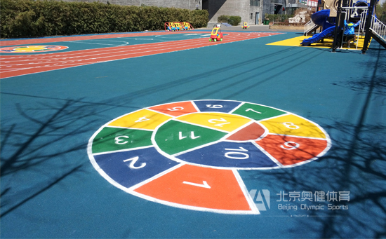 塑膠跑道圖案展示