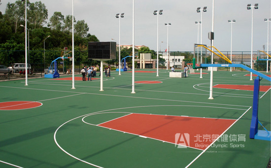 丙烯酸籃球場施工流程步驟就介紹完了