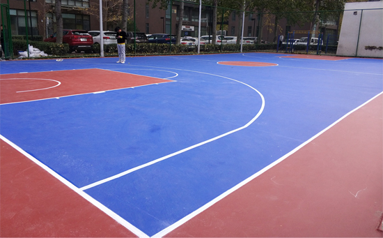 丙烯酸籃球場