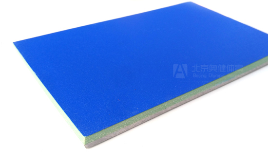 3mm厚藍(lán)色硅pu籃球場