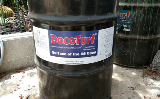 丙烯酸網(wǎng)球場地進口材料