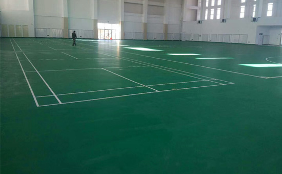 室內(nèi)羽毛球場地面