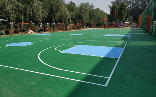 幼兒園塑膠籃球場(chǎng)地圖片
