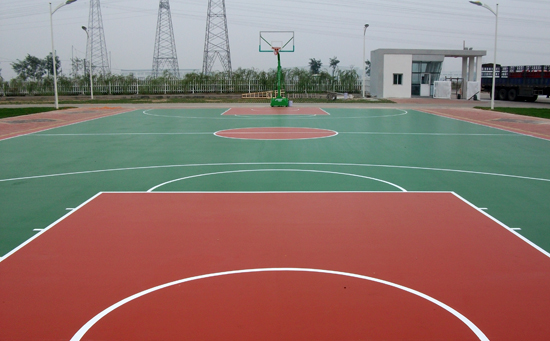 電廠硅pu籃球場圖片