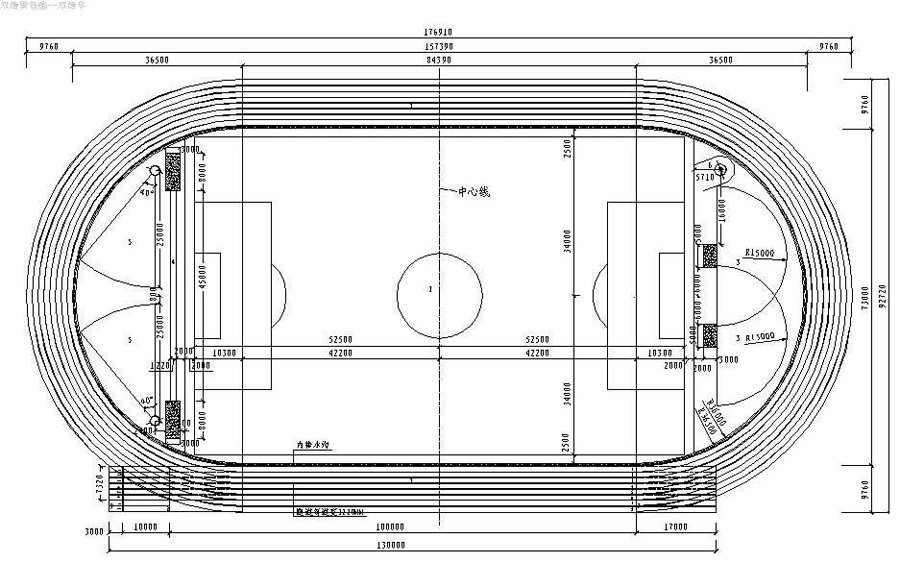 400米操場標(biāo)準(zhǔn)尺寸圖片