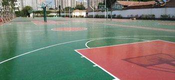 標(biāo)準(zhǔn)塑膠籃球場(chǎng)施工多少錢