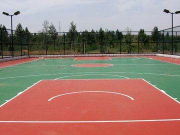 呼和浩特硅PU籃球場鋪設(shè)工程案例之博源煤礦