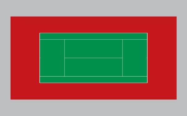 網(wǎng)球場(chǎng)平面圖