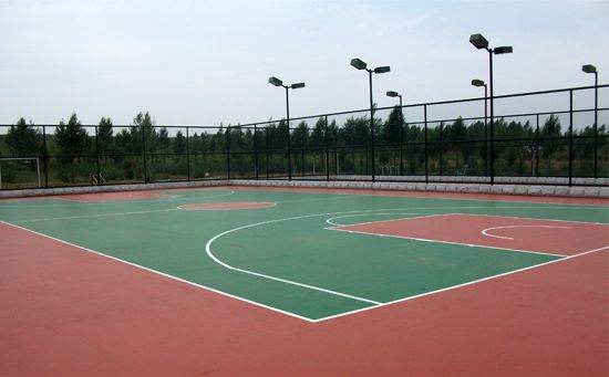 塑膠籃球場(chǎng)地面結(jié)構(gòu)做法圖片